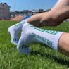 3x GRIPSOCKS.PL FRESH - Biało-Zielone Skarpety Antypoślizgowe