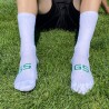 3x GRIPSOCKS.PL FRESH - Biało-Zielone Skarpety Antypoślizgowe