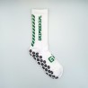 3x GRIPSOCKS.PL FRESH - Biało-Zielone Skarpety Antypoślizgowe