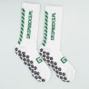 3x GRIPSOCKS.PL FRESH - Biało-Zielone Skarpety Antypoślizgowe
